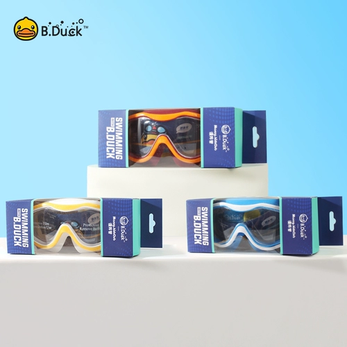 Bduck Duckling Детское зеркальное зеркало, глаз, анти -ффог, водонепроницаемые мальчики для мальчиков, плавающие зеркало, дайвинг зеркало