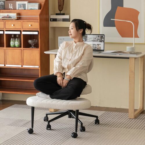 猴凳盘腿椅禅椅打坐椅瑜伽冥想椅转椅电脑椅adhd椅子跪坐椅蹲坐椅 - 图1