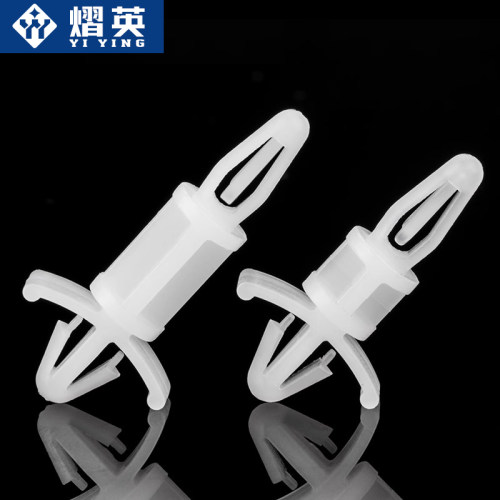 开孔4~5mm尼龙隔离柱PC板塑料间隔支柱线路板支架卡扣式固定柱LCS - 图2