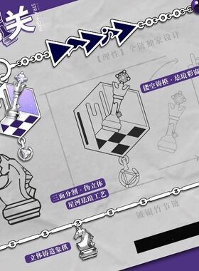 机关MBTI性格印象手链叠戴静思谋局第二弹 INTJ 个性小众礼物