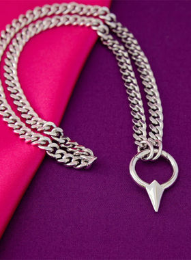 心之钢项链小众个性礼物