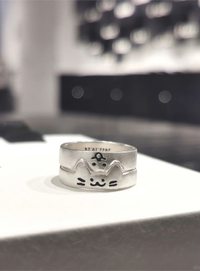 【小猫和小狗】小红书925银原创