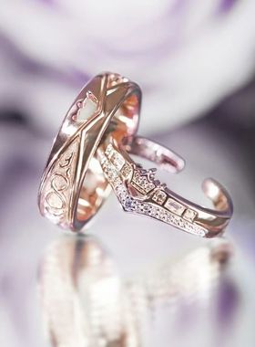 2025新款未定五周年周边戒指左然陆景和莫弈乙游同款情侣生日礼物