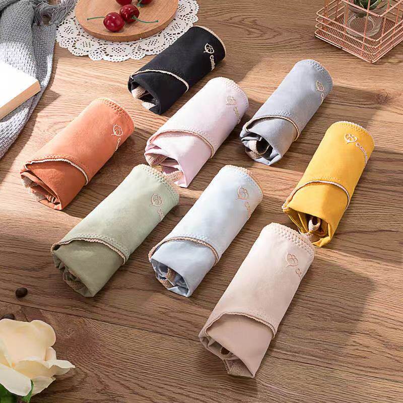 秋冬纯棉抗菌高腰收腹无痕中腰内裤 燕彩柔内裤