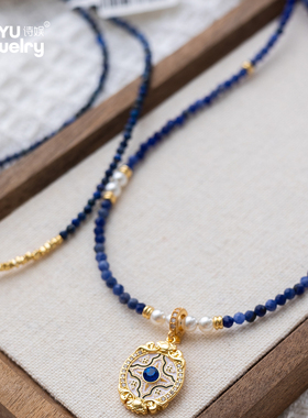 2025新款轻奢小众微镶串珠项链