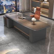 Boss Desk Brief Modern Upscale Fashion Light Extravagant Big Bandai Cabinet General Manager Furniture Table And Chairs Combination