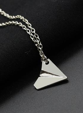 European jewelry necklaces, paper airplane necklaces