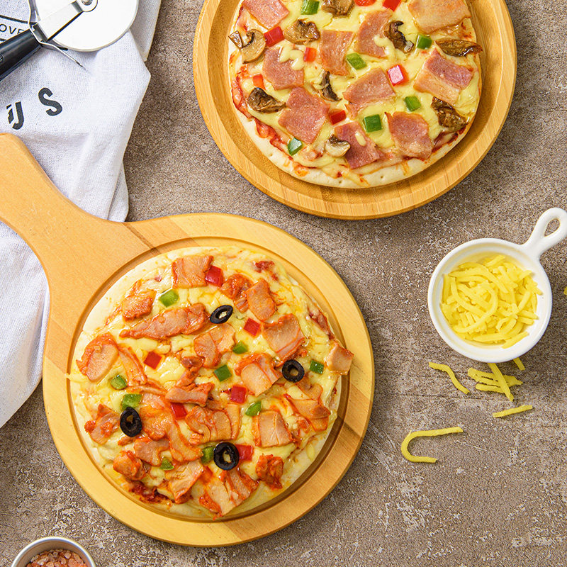 食者道7英寸速冻半成品培根比萨饼 食者道其他烘焙半成品