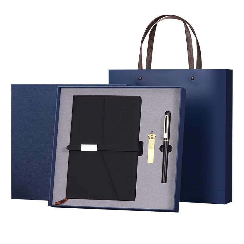 商务礼品A5笔记本本子定制可印logo高颜值记事本礼盒装会议办公活动礼品