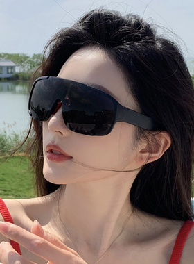 墨镜女款冬季新款运动户外骑行徒步登山雪地防紫外线大框太阳眼镜