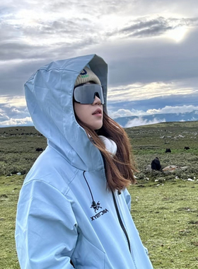 骑行户外眼镜爬山登山护目镜防紫外线滑雪防风雪地骑行墨镜女冬季