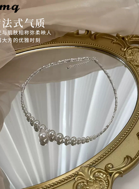 2023年新款颈链贝珠项链女轻奢