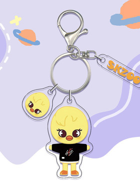 动漫卡通亚克力双面吊坠钥匙扣挂