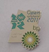 (Lingang loft) Volunteer badge 201 British Stone Badge 2 London Sponsor Oil BP Olympic emblem