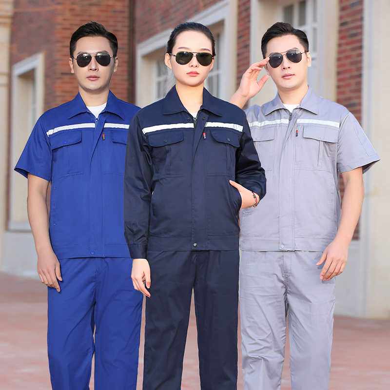 正品中国石油全棉工作服套装电焊防烫劳保服春秋长袖纯棉大红油田