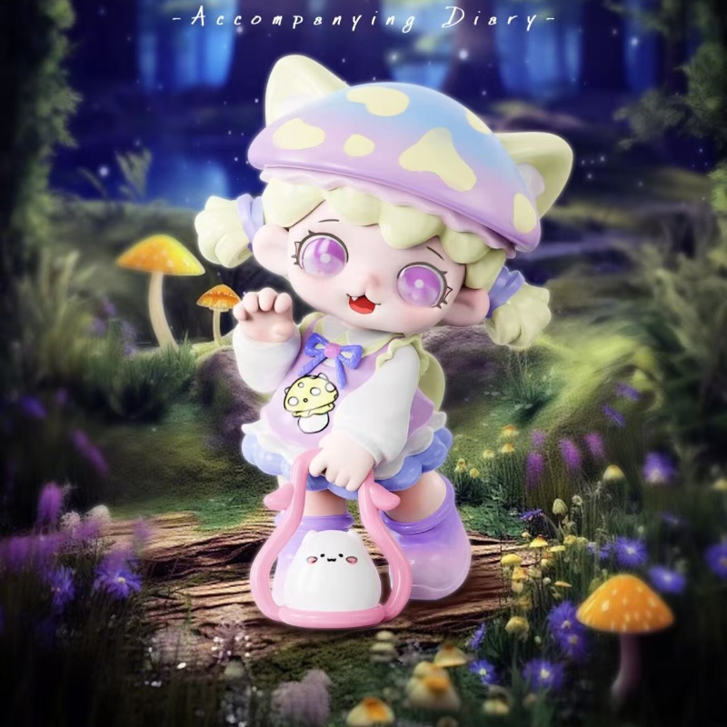 新品正版Mioco米可陪伴日记潮玩盲盒猫猫可爱公仔娃娃送女生礼物