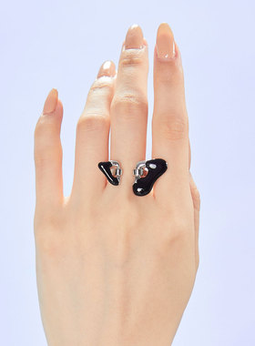 tripletipsy珐琅蝴蝶高级感戒指