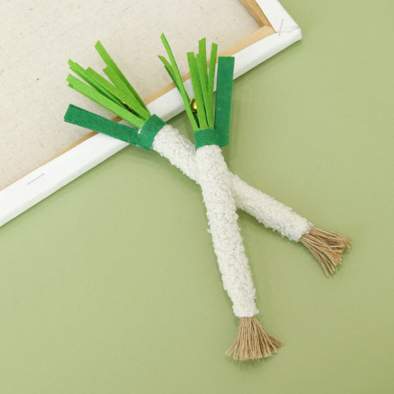 New product Mutian Polygonum onion cat toy simulated vegetable bite-resistant self-high molaring teasing cat vocal cat toy