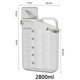 Cat food storage barrel, dog food sealed barrel, moisture-proof grain storage barrel, pet snack sealed cat food can, freeze-drying storage box