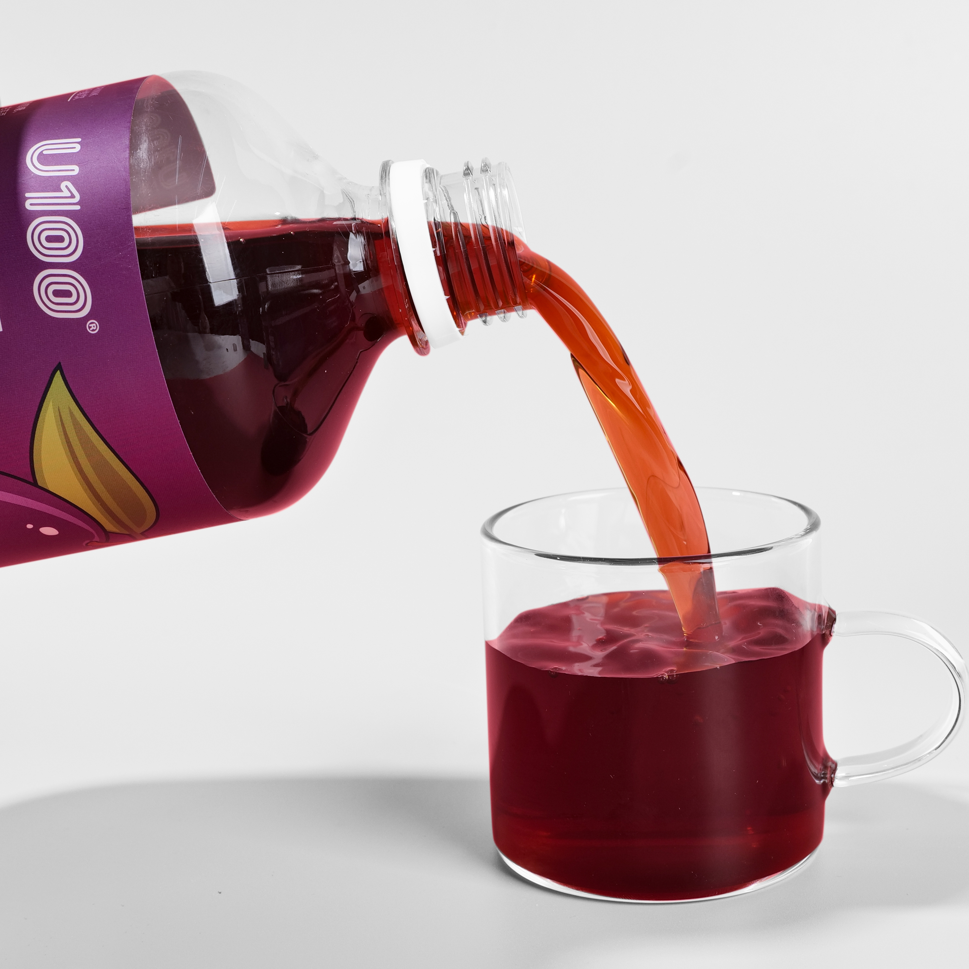 U100益生元西梅汁果饮大餐救星纯原浆饮料60%加州进口西梅原果汁