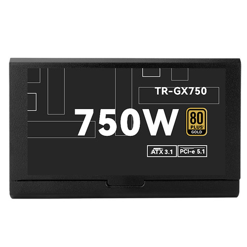利民TR-GX750金牌全模组电源 750W日系主电容650W/ATX3.1电源850W - 图1