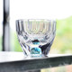 Qijiang vintage cup crystal glass light turquoise ຟຸ່ມເຟືອຍ