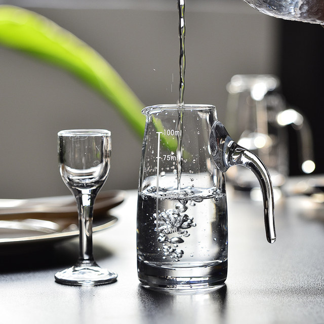 Erliang White Wine Glass Wine Diver Set ຊ່າງຫັດຖະກໍາ Qi