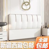 Xinjiang Tibet Light Extravagant Solid Wood Bedside Soft Bag 2023 New Web Red Brief About Modern landing backrest plate single