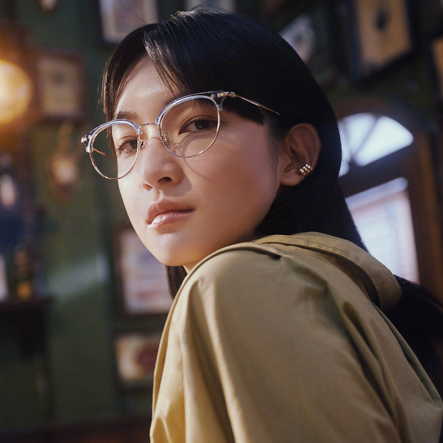 【陈瑶同款】JILLSTUART半框眼镜女超轻钛架素颜可配度数JL99002,淘宝优惠券,粉丝福利购,淘宝优惠卷