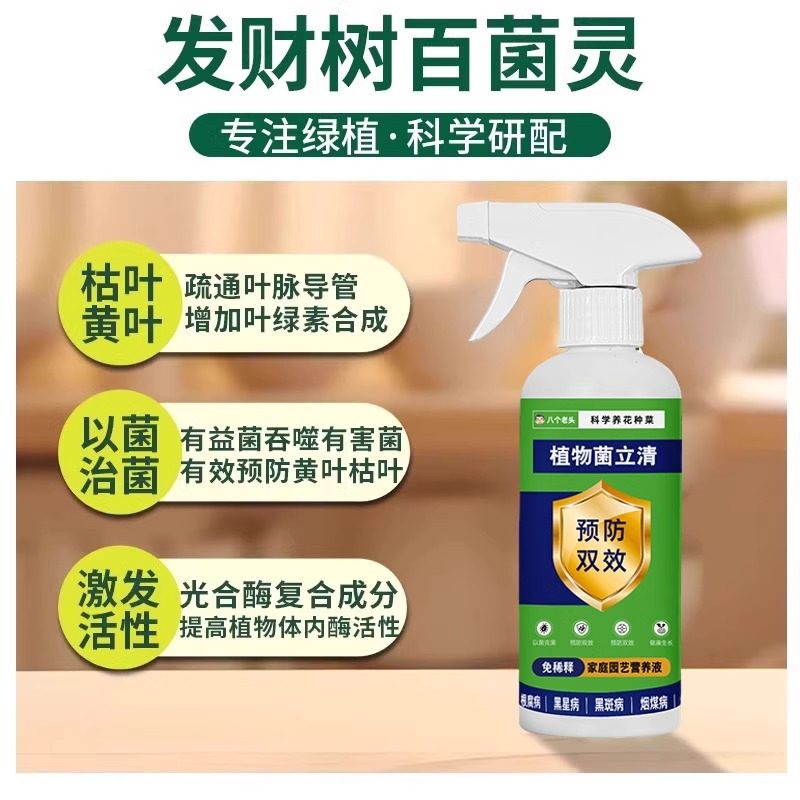 发财树专用营养液肥料黄叶枯叶黄斑烂根叶斑病专用药白斑病杀菌剂,淘宝优惠券,粉丝福利购,淘宝优惠卷