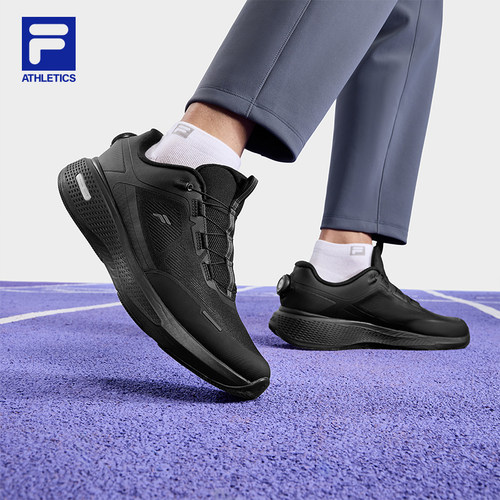 FILA斐乐官方BOA柔云3+专业户外运动跑步鞋男防滑耐磨新款路跑鞋 - 图0