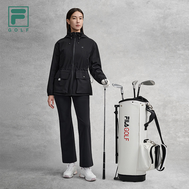 【FILA】运动连帽宽松梭织外套