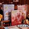 Free cloud space photo album with gilded rose and butterfly classmate album