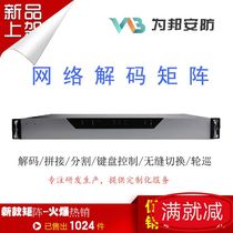 Haopu view H 265 film conference network high-definition digital matrix to support Haikang Dahua mixed film decoder