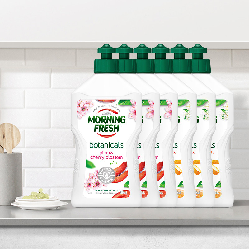 morning fresh超浓缩植物洗洁精 加信氏海外浓缩洗洁精