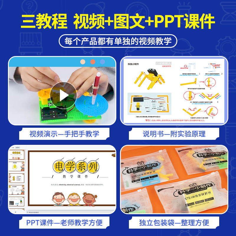 五六年级科学实验套装小学生小制作 裴秀科学实验