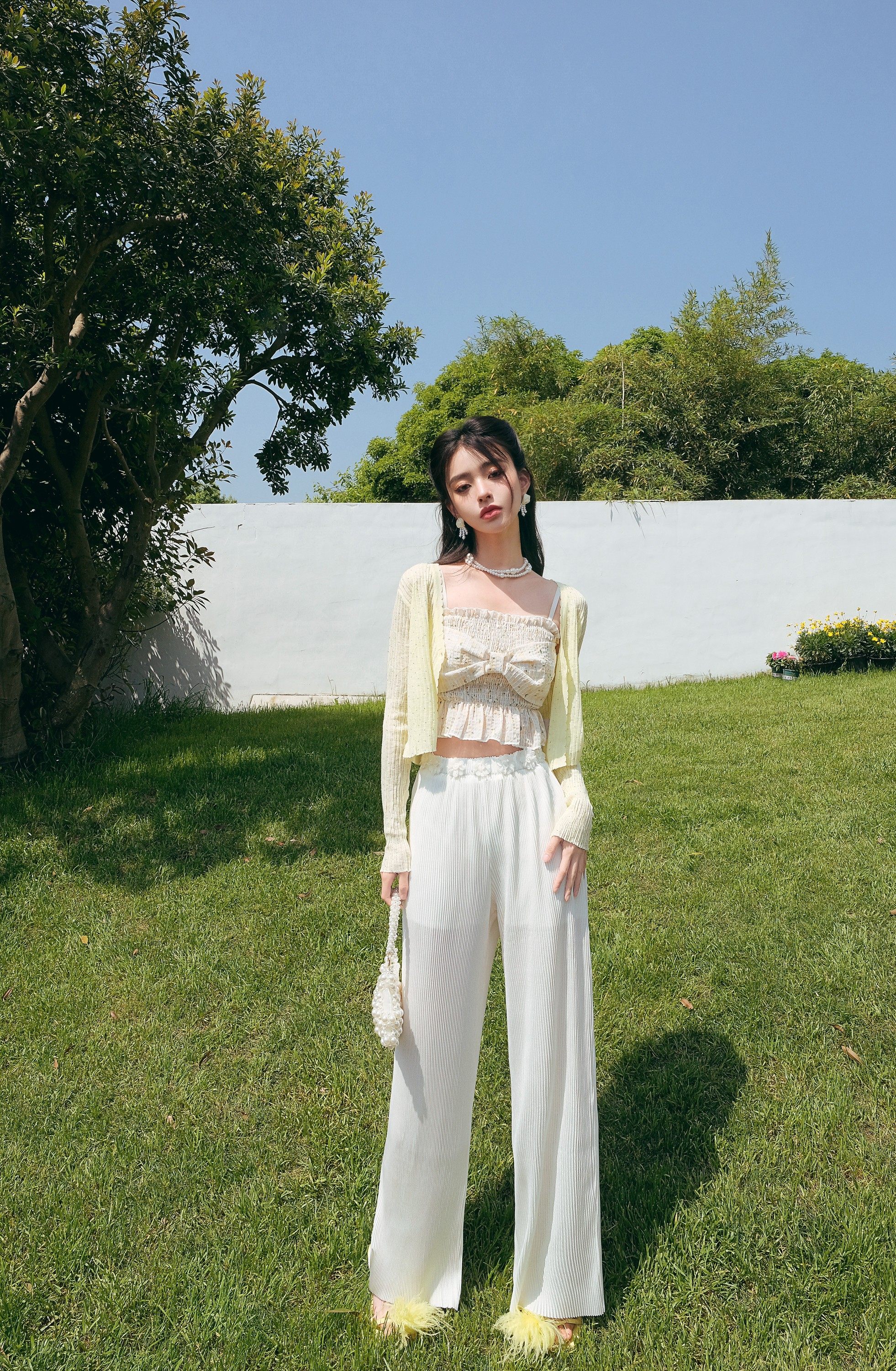 cloudseason立体蝴蝶结防晒开衫 cloudseason时尚套装