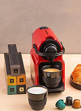 进口雀巢Nespresso奈斯派索Inissia C40胶囊咖啡机意式全自动红色
