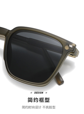 韩系墨镜夹片i可配近视二合一眼镜框外配套镜磁吸式偏光眼镜