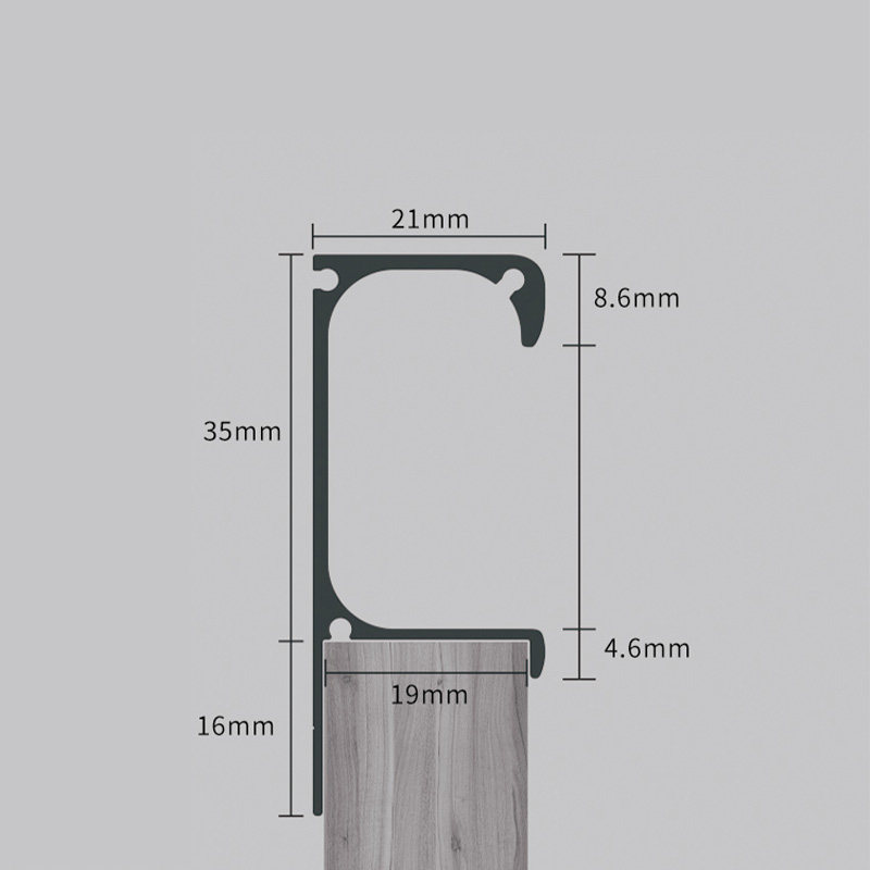 免开槽隐形G型拉手封盖黑色u形堵头铝合金隐藏式厨房橱柜柜门抽屉,淘宝优惠券,粉丝福利购,淘宝优惠卷