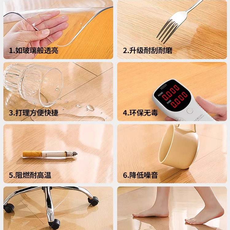 PVC圆透明地垫防滑免洗防晒防水垫转椅地垫塑料木地板地毯保护膜,淘宝优惠券,粉丝福利购,淘宝优惠卷