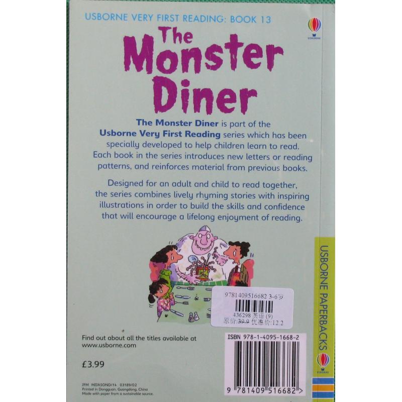 The monster diner by Mairi Mackinnon平装Usborne Publ-图0