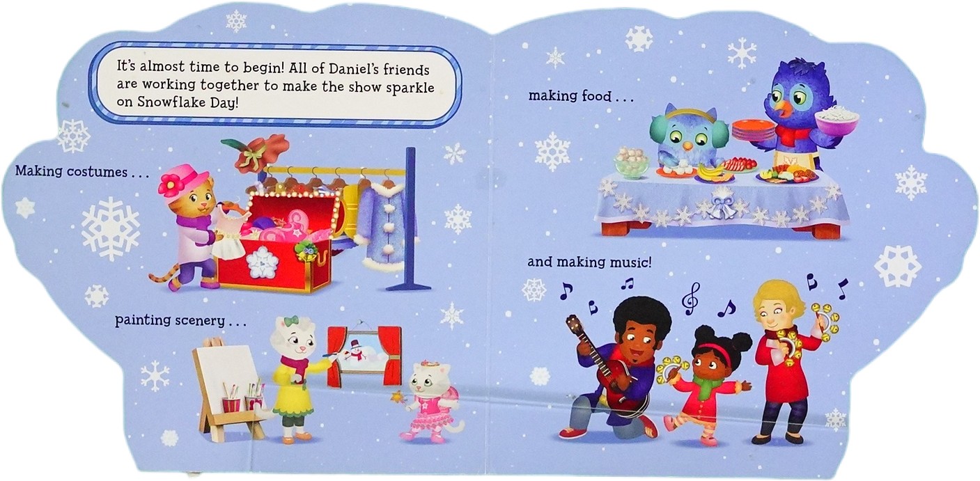 Snowflake Day! (Daniel Tiger's Neighborhood) by Becky Friedman木板书Simon Spotlight; Illustrated edition雪花节！(丹尼尔 - 图2