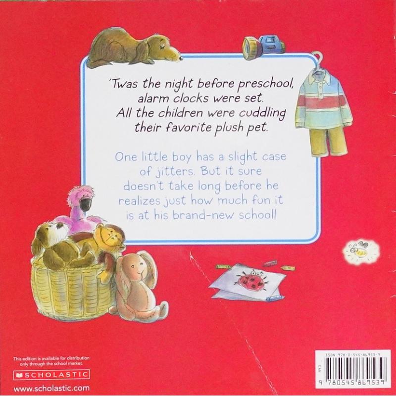 The Night Before Preschool by Natasha Wing平装Scholastic幼儿园前一晚 - 图0