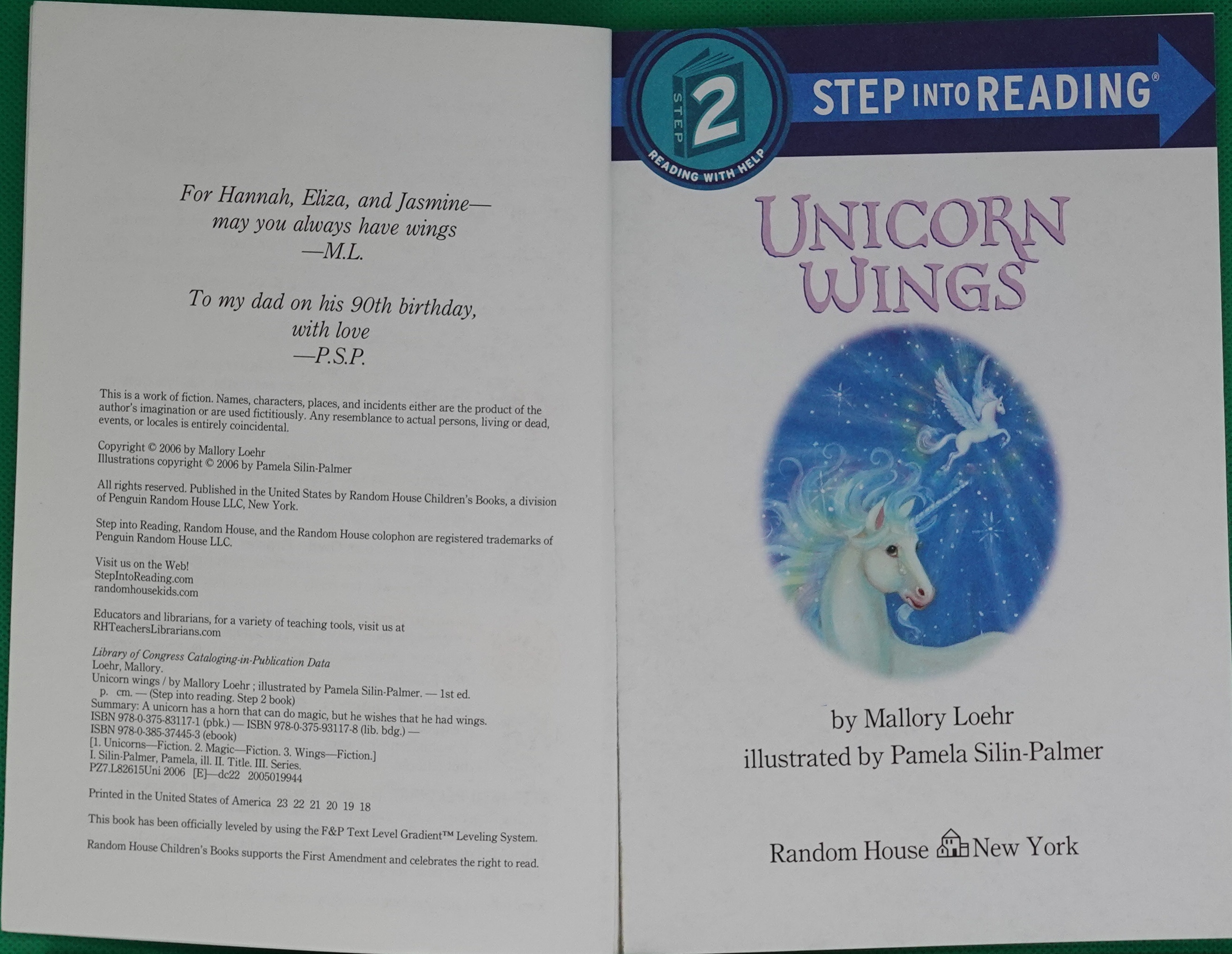 Unicorn Wings Step into Reading by Mallory Loehr平装Random House独角兽之翼(成读步)独角兽-图1