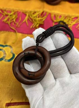 雷击枣木乾坤圈阴阳镯