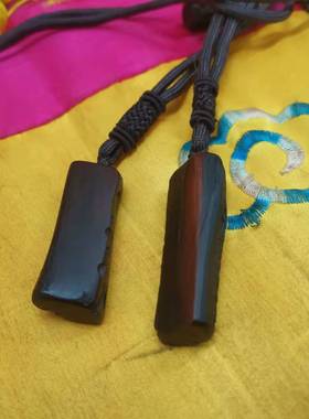 雷击枣木雷痕原木吊坠