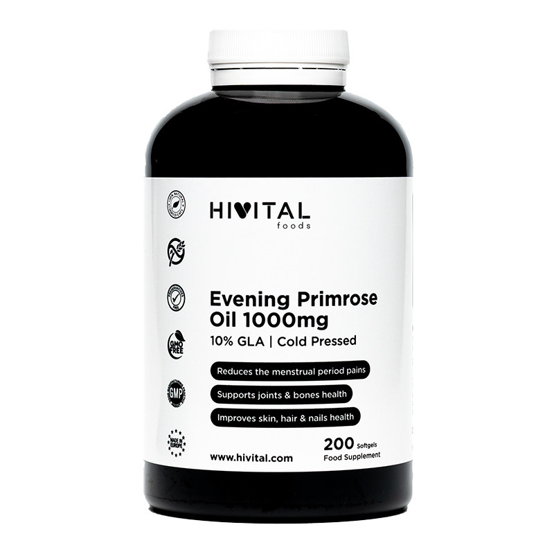 hivital月见草软油200粒进口胶囊 HIVITALFOODS海外月见草油