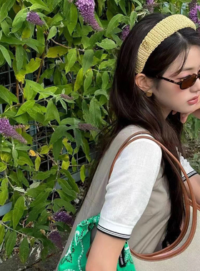 jennie张元英同款墨镜女 复古方框眼镜 防紫外线可配近视太阳眼镜