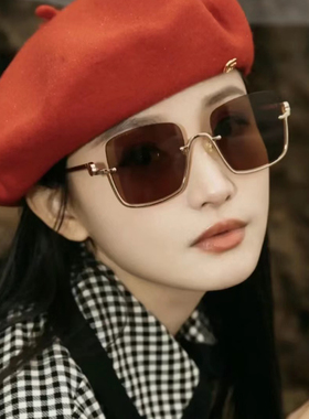 倪妮同款墨镜女防紫外线